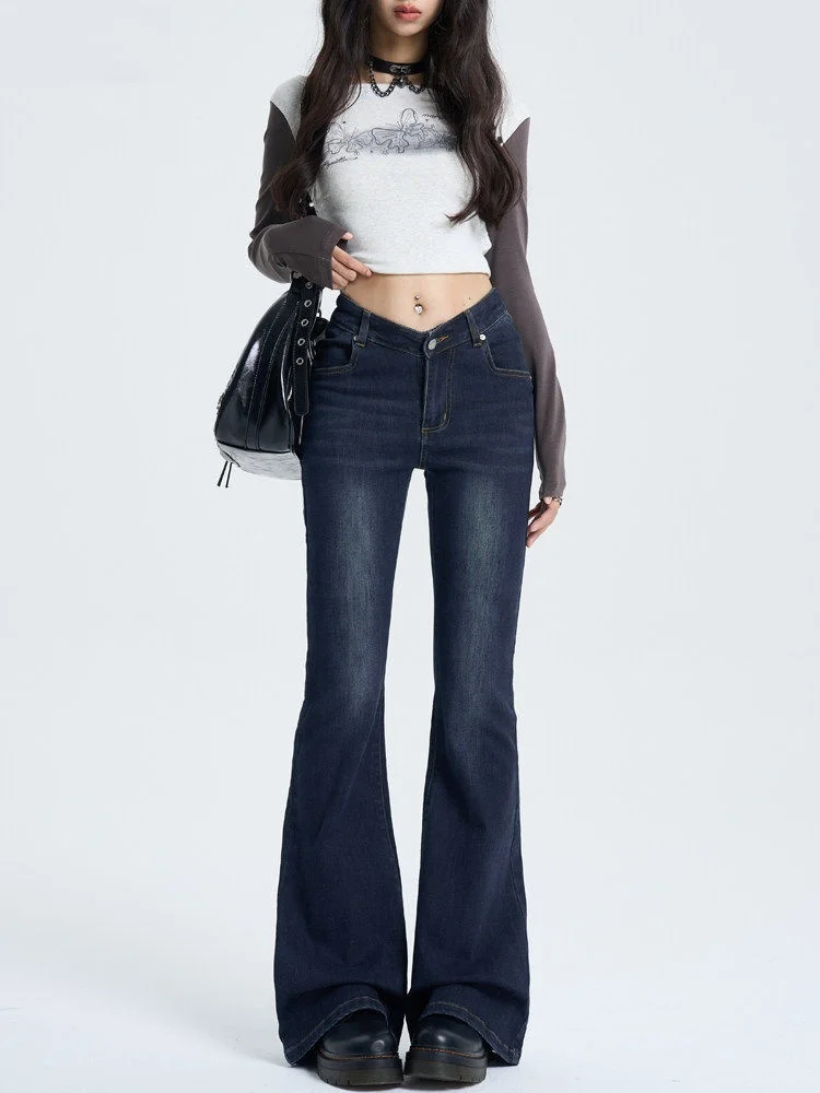 TGXQ Fashionable American Style Bell Bottom Jeans Women's V Waist High Waist Stretch Denim Pants Spring 2026 Trendy Ladies
TGXQ Fashionable American Style Bell Bottom Jeans Women's V Waist High Waist Stretch Denim Pants Spring 2026 Trendy Ladies