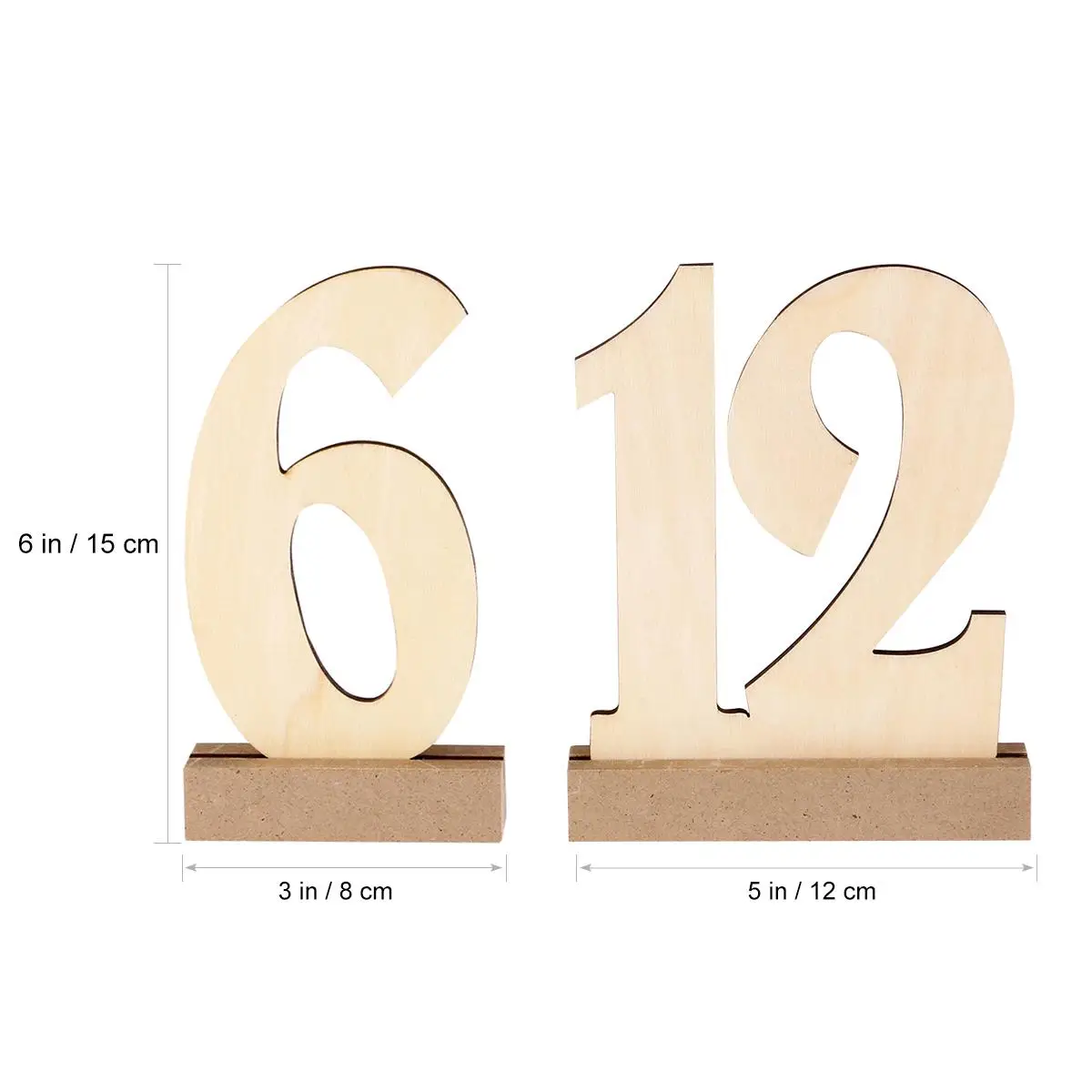 20pcs Wooden Numbers Base Simple Seating Assignments Cards Wedding Table Numbers Easy Guest Tables Decor Kitchen Bar Supplies
20pcs Wooden Numbers Base Simple Seating Assignments Cards Wedding Table Numbers Easy Guest Tables Decor Kitchen Bar Supplies