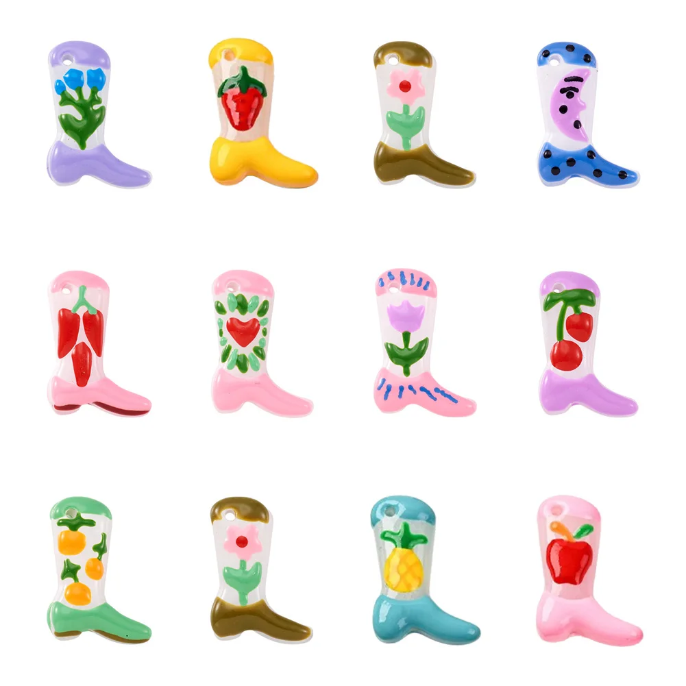Craftdady 2-20Pcs Mix Patterns Boot Lampwork Beads Cowboy Boots Glass Bead for Western Cowboy Theme DIY Jewelry Making 24x17mm
Craftdady 2-20Pcs Mix Patterns Boot Lampwork Beads Cowboy Boots Glass Bead for Western Cowboy Theme DIY Jewelry Making 24x17mm