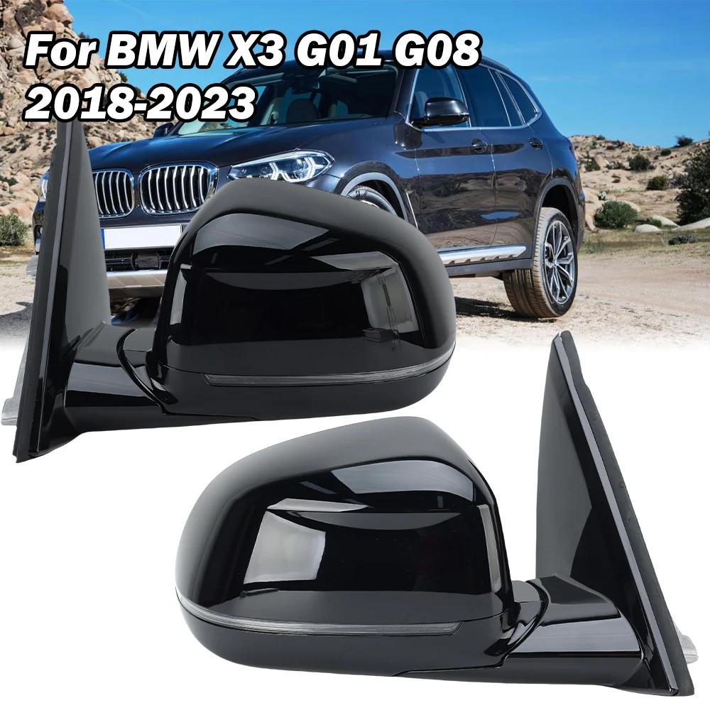 Rearview Wing Mirror Assembly For BMW X3 G01 G08 2018-2023 Auto Folding Memory Heated Black Side Door Mirror Cars Accessories
Rearview Wing Mirror Assembly For BMW X3 G01 G08 2018-2023 Auto Folding Memory Heated Black Side Door Mirror Cars Accessories
