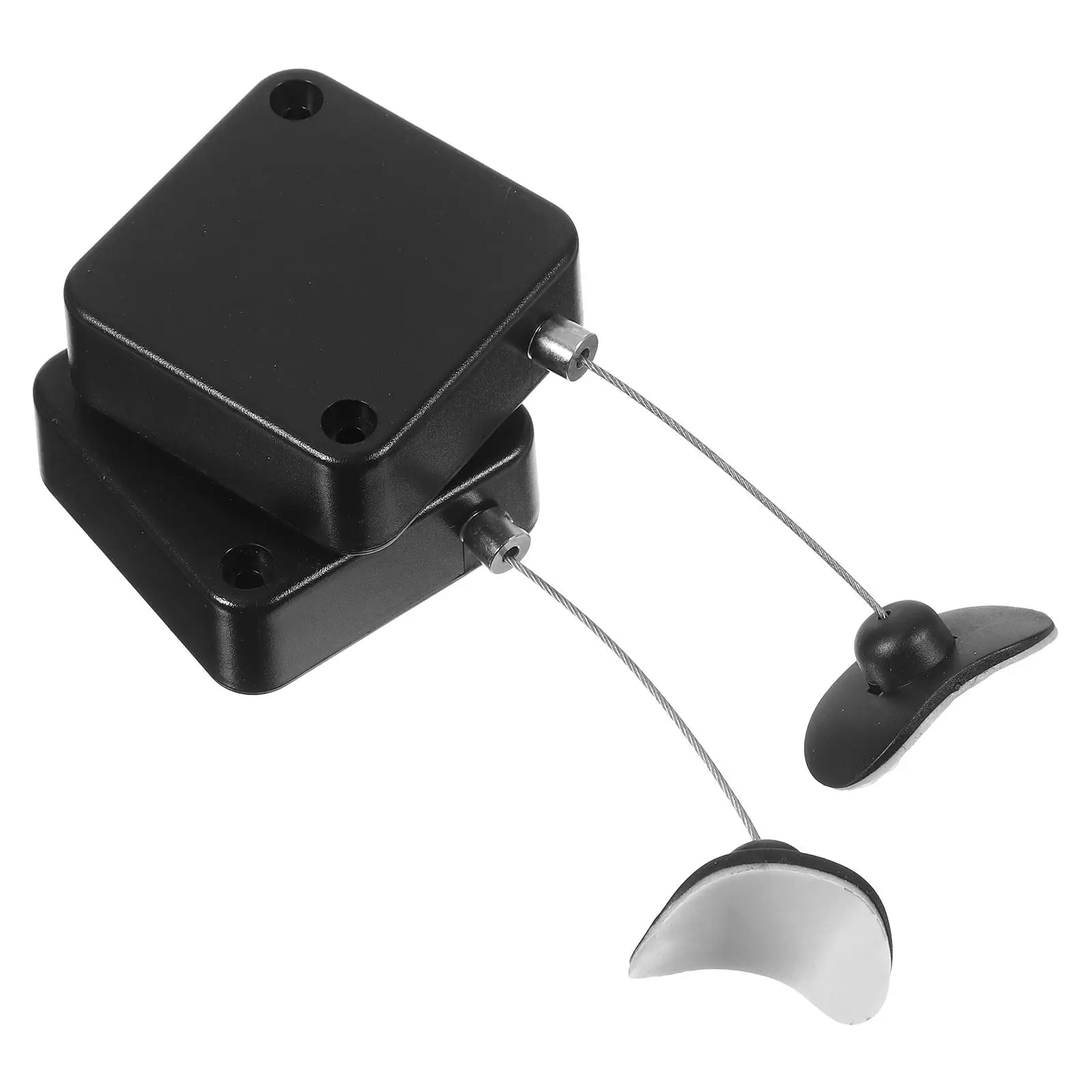2 Pcs Black Automatic Retractable Remote Control Steel Cable Lock Latch Cap Remote Control Security Hardware Leash
2 Pcs Black Automatic Retractable Remote Control Steel Cable Lock Latch Cap Remote Control Security Hardware Leash