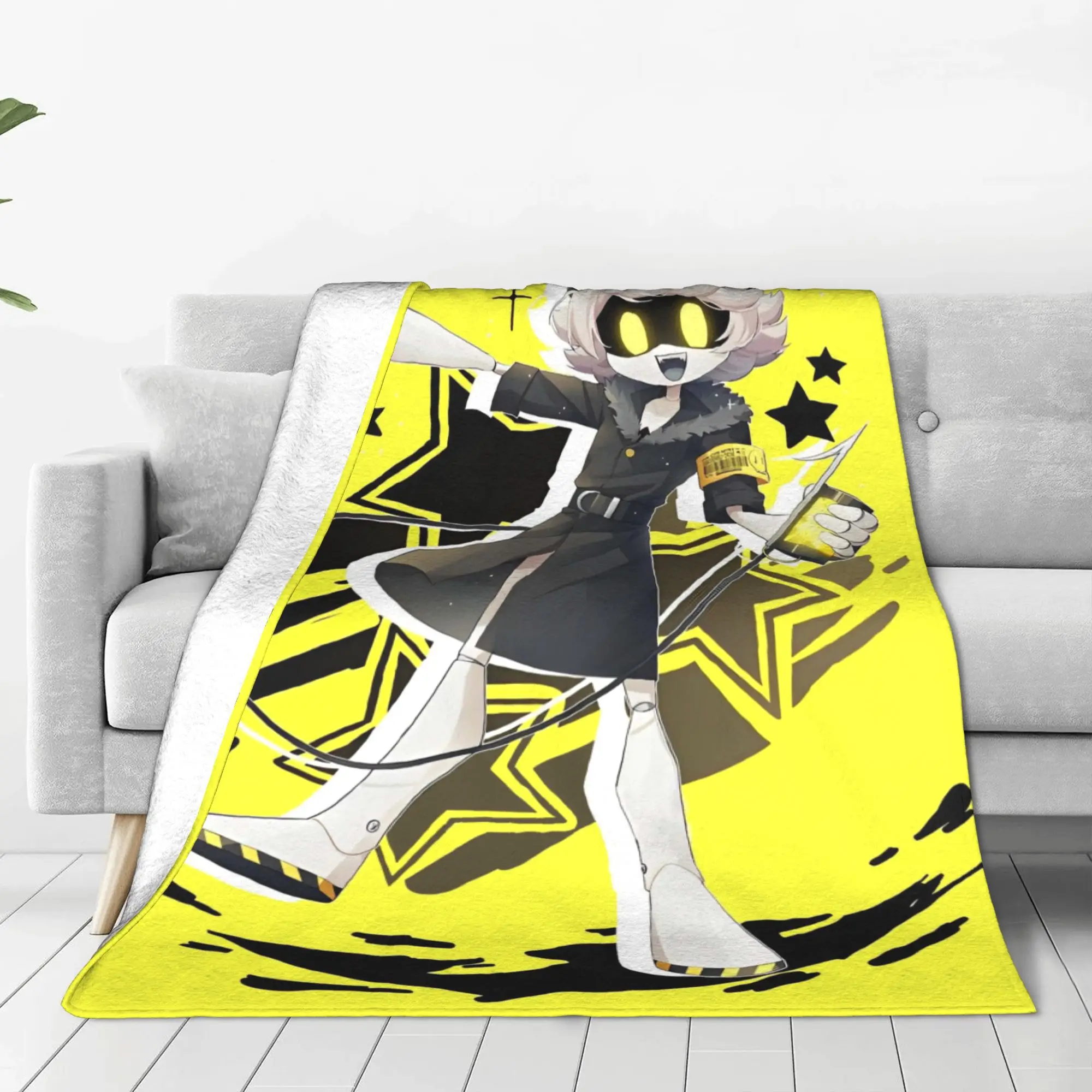Murder Drones Knitted Blankets Velvet Uzi Doorman Aesthetic Soft Throw Blanket for Home Couch Bed Rug
Murder Drones Knitted Blankets Velvet Uzi Doorman Aesthetic Soft Throw Blanket for Home Couch Bed Rug