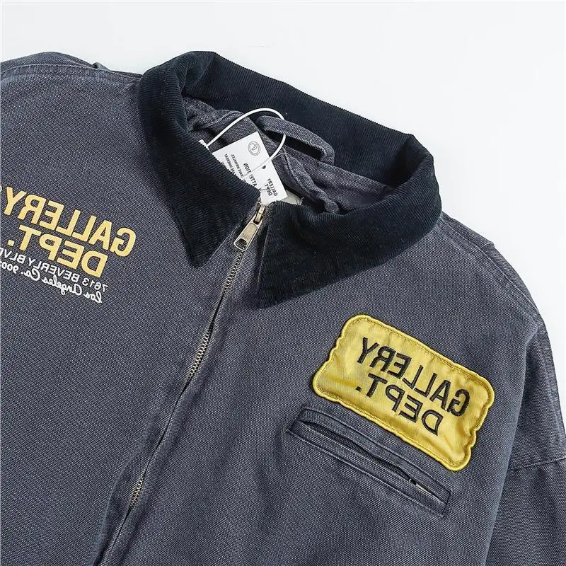 Джинсовая куртка с завышенной талией в стиле ретро, модная рабочая одежда с принтом Bae, пальто на молнии, свободный крой из полиэстера, молодежная ulari
Джинсовая куртка с завышенной талией в стиле ретро, модная рабочая одежда с принтом Bae, пальто на молнии, свободный крой из полиэстера, молодежная ulari