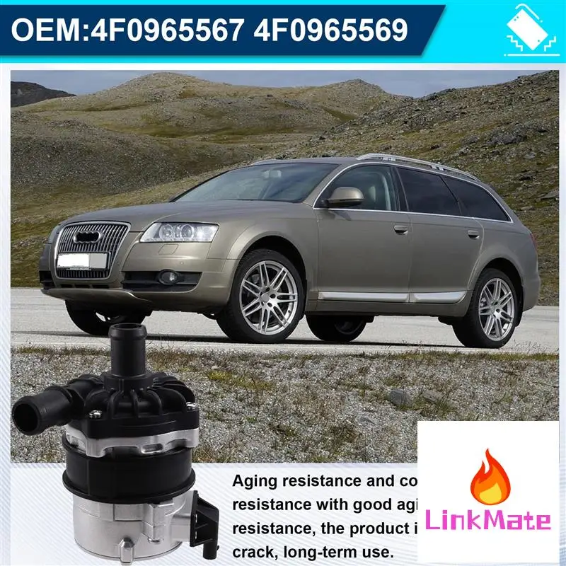 4F0965567 4F0965569 For A6 Allroad C6 Avant 4F5 4FH Car Engine Cooling Electric Auxiliary Water Pump
4F0965567 4F0965569 For A6 Allroad C6 Avant 4F5 4FH Car Engine Cooling Electric Auxiliary Water Pump