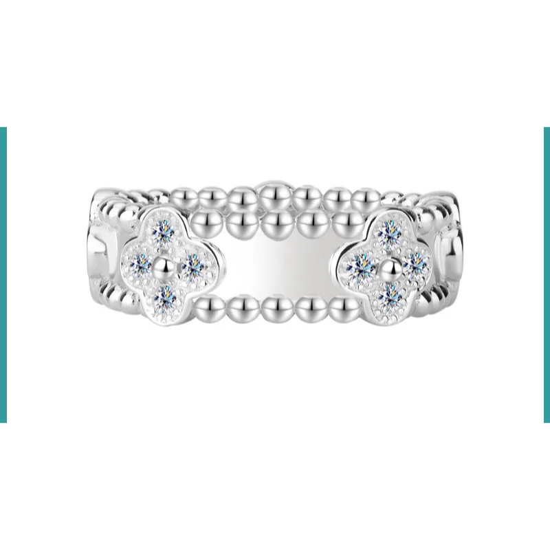 S925 Sterling Silver Moissanite Kaleidoscope Ring for Women Luxury Shiny Wedding Party Jewelry Gift
S925 Sterling Silver Moissanite Kaleidoscope Ring for Women Luxury Shiny Wedding Party Jewelry Gift