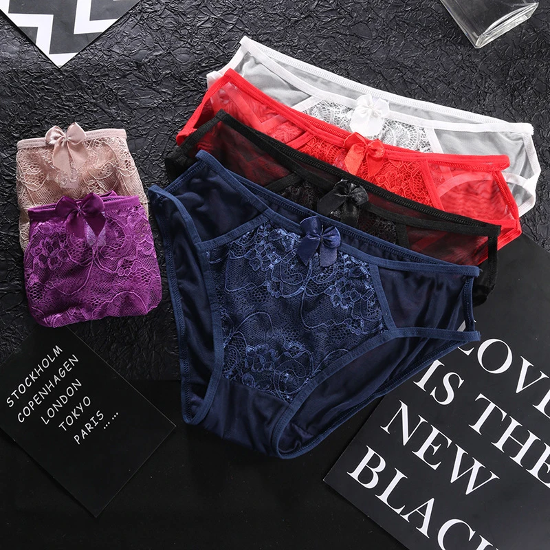 Thin-Strap Hollowed-Out Semi-Transparent Mesh Women'S Low-Rise Lace Panties
Thin-Strap Hollowed-Out Semi-Transparent Mesh Women'S Low-Rise Lace Panties