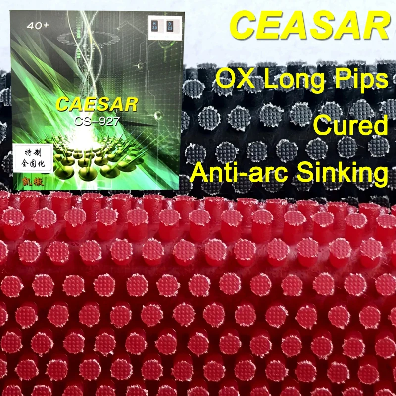 CAESAR Full Cured Table Tennis Rubber OX Long cs-927 Ping Pong Rubber Single Table Tennis Racket Rubber Anti-arc Sinking
CAESAR Full Cured Table Tennis Rubber OX Long cs-927 Ping Pong Rubber Single Table Tennis Racket Rubber Anti-arc Sinking