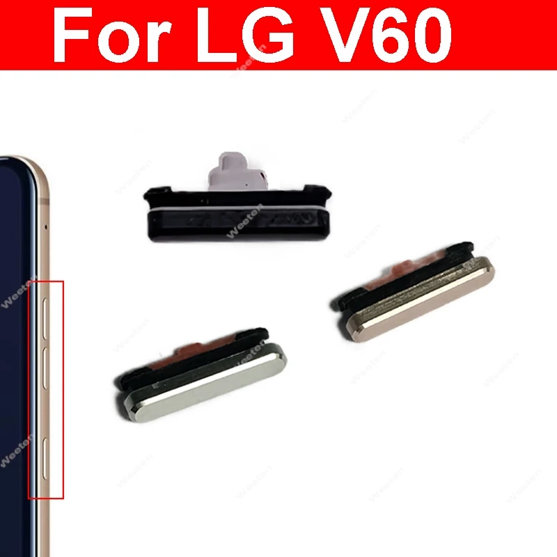 Side Button Side Key For LG V60 Power Adjustment Switch Side Keypads Cell Phone Replacement Repair Spare Parts