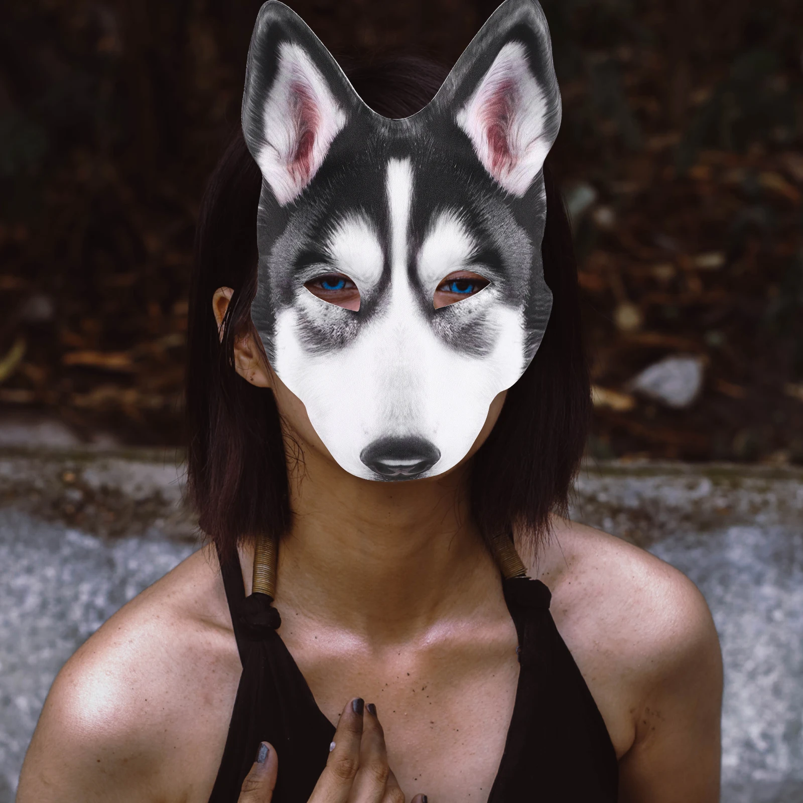 Husky Mask Black Dog Head for Adults Kids Lifelike Comfortable Halloween Masquerade Animal Masks Realistic Full Head PUParty
Husky Mask Black Dog Head for Adults Kids Lifelike Comfortable Halloween Masquerade Animal Masks Realistic Full Head PUParty