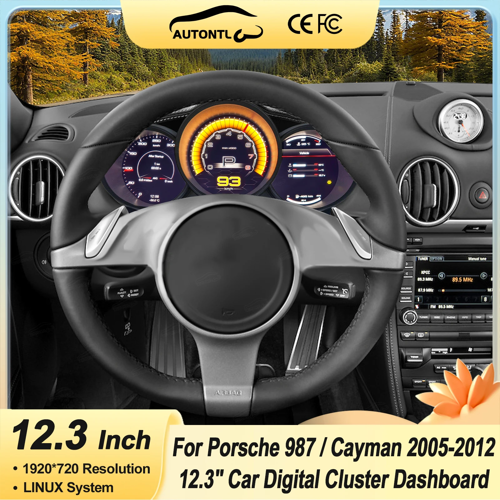 Автомобильный цифровой приборный кластер для Poshche Boxster Cayman 981 781 997 2005-2012, автомобильный ЖК-дисплей, приборная панель, спидометр, одометр, кабина
Автомобильный цифровой приборный кластер для Poshche Boxster Cayman 981 781 997 2005-2012, автомобильный ЖК-дисплей, приборная панель, спидометр, одометр, кабина
