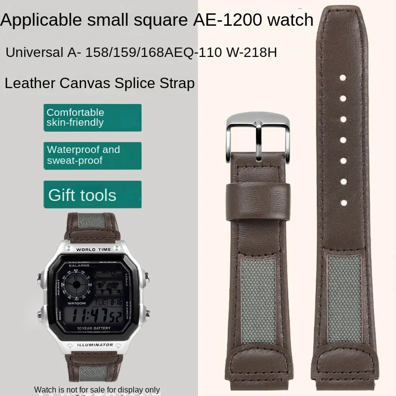 18mm For Casio AE-1200 1100 1300 Leather Strap Bracelet A158 159 SGW-300 400 MRW-200 W-218h AQ230 AQ-S810 replace cowhide canvas
18mm For Casio AE-1200 1100 1300 Leather Strap Bracelet A158 159 SGW-300 400 MRW-200 W-218h AQ230 AQ-S810 replace cowhide canvas