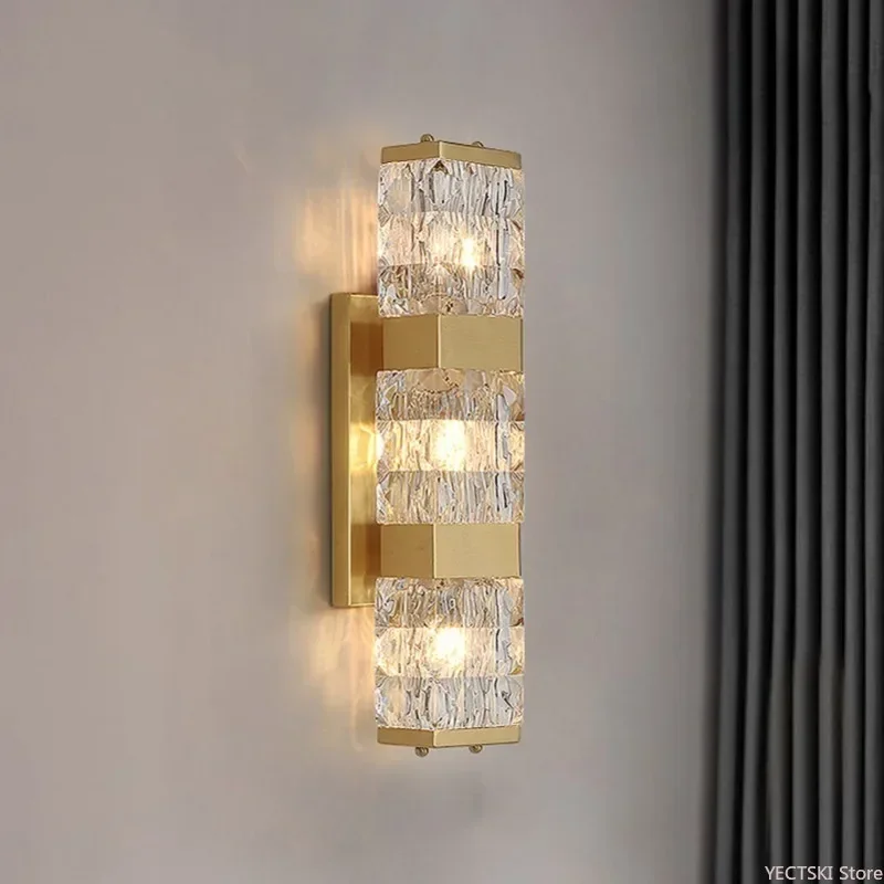 GHEUVNJ Light luxury crystal wall lamp, simple hotel corridor, villa living room, background wall decorative lamp
GHEUVNJ Light luxury crystal wall lamp, simple hotel corridor, villa living room, background wall decorative lamp