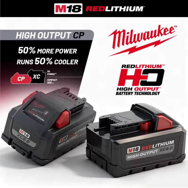 Milwaukee M18 18v 8Ah 21700 Rechargeable Lithium Ion Batteries ,Replacement Milwaukee 48-11-1815 48-11-1850 48-11-1860 Z50 Tool
Milwaukee M18 18v 8Ah 21700 Rechargeable Lithium Ion Batteries ,Replacement Milwaukee 48-11-1815 48-11-1850 48-11-1860 Z50 Tool