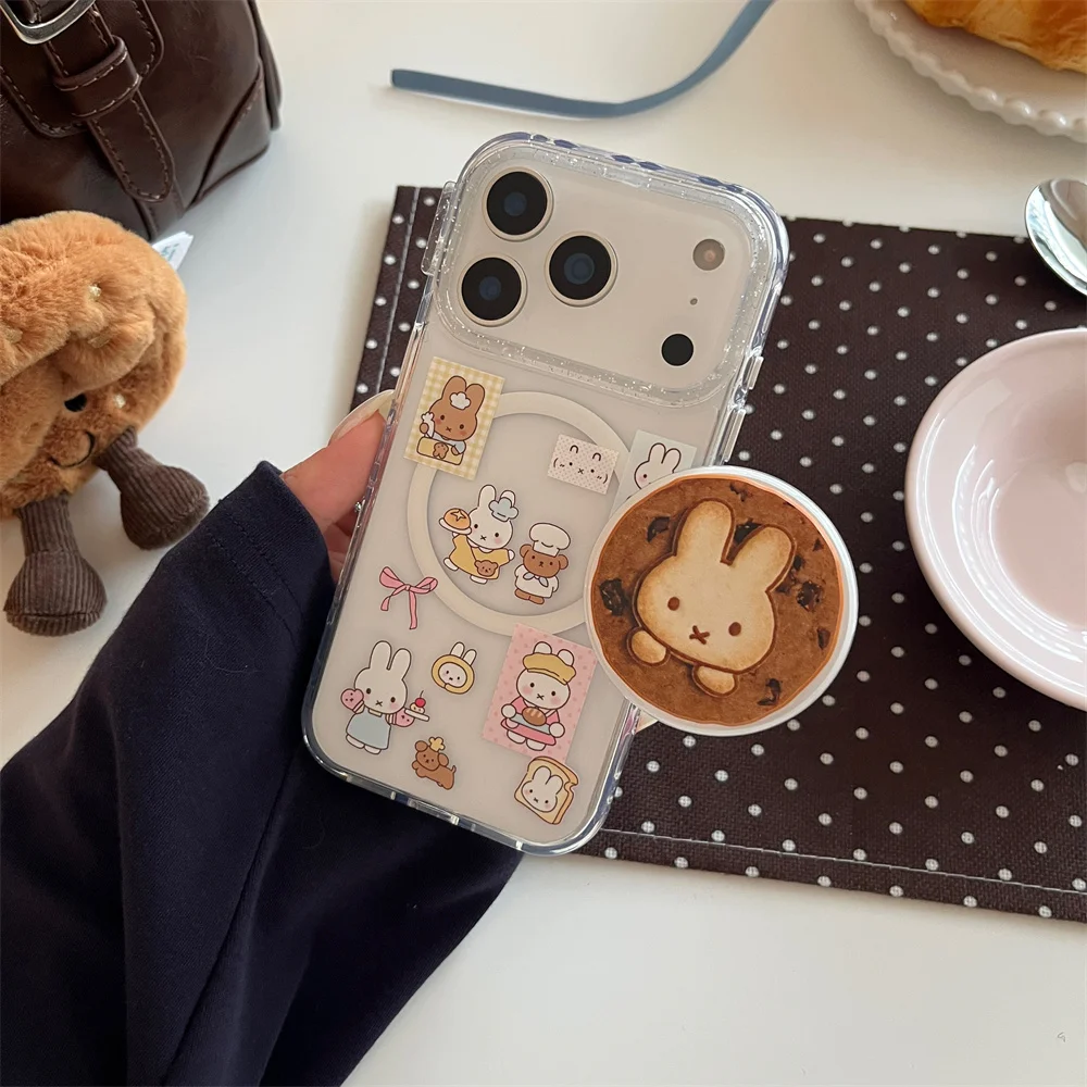 Kawaii Bear Miffy Rabbit Magnetic Phone Case for iPhone 17 Pro 15 16 17 16 Pro Max Cover With Magsafe Cookie Stand Cute Cases
Kawaii Bear Miffy Rabbit Magnetic Phone Case for iPhone 17 Pro 15 16 17 16 Pro Max Cover With Magsafe Cookie Stand Cute Cases