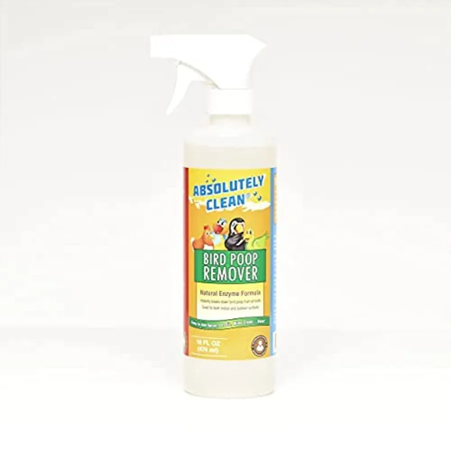 Amazing Bird Poop Cleaner Spray - Just Spray/Wipe - Safely and Easily Removes Bird Messes - Use Indoor/Outdoor - Made in The US
Amazing Bird Poop Cleaner Spray - Just Spray/Wipe - Safely and Easily Removes Bird Messes - Use Indoor/Outdoor - Made in The US
