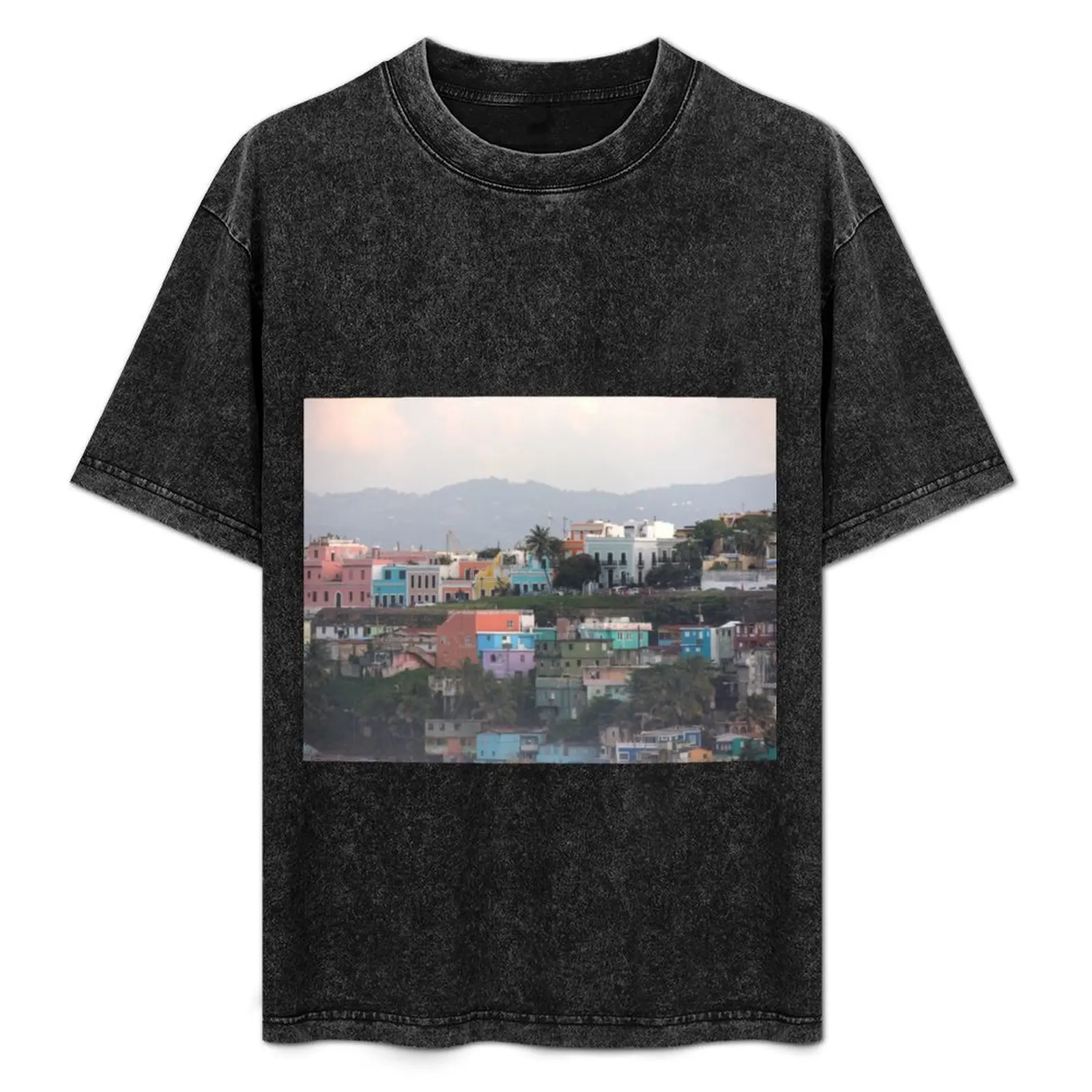Puerto Rico- Capital of San Juan island, US Virgin Islands T-Shirt Abstract Pattern Print Top
Puerto Rico- Capital of San Juan island, US Virgin Islands T-Shirt Abstract Pattern Print Top
