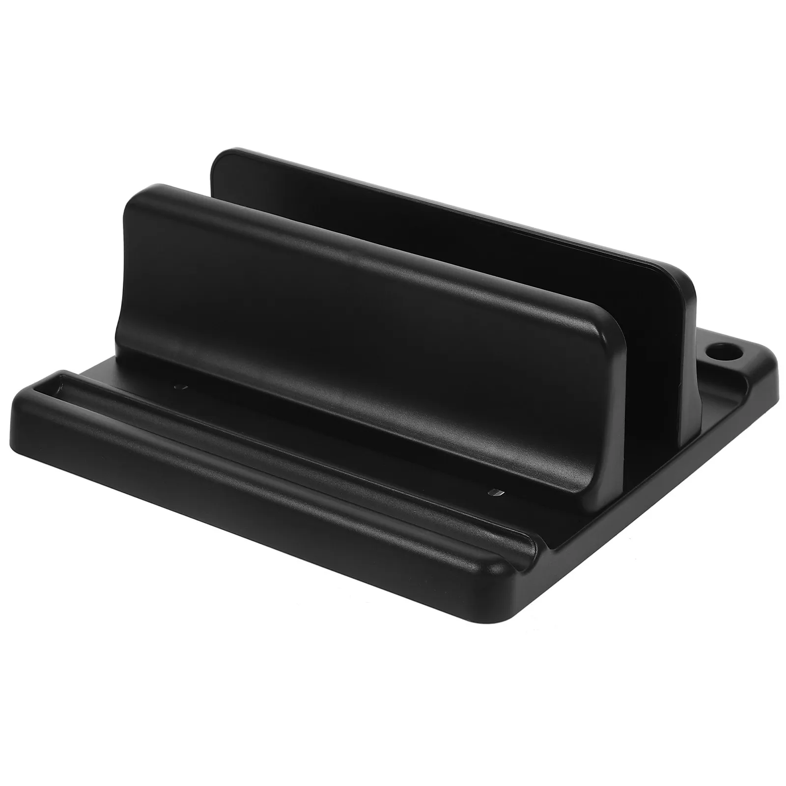 1Pcs Vertical Type Laptop Stand Lightweight Portable Plastic Base for Long Time Use Black Plastic Laptop Stand
1Pcs Vertical Type Laptop Stand Lightweight Portable Plastic Base for Long Time Use Black Plastic Laptop Stand