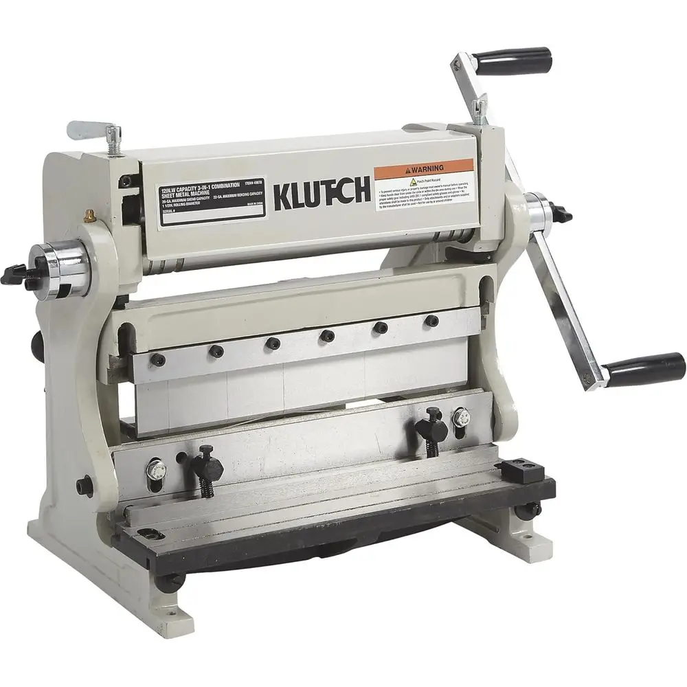 Triple-Function 12-Inch Sheet Metal Bender
Triple-Function 12-Inch Sheet Metal Bender