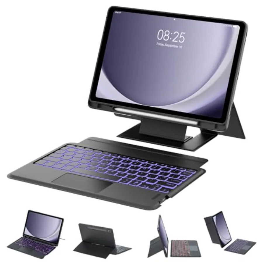 Keyboard Case for Samsung Galaxy Tab A9 Plus 11 Inch 2023 Raised Floating Stand Keypad for Samsung Tablet A9+ Folio with Trackp
Keyboard Case for Samsung Galaxy Tab A9 Plus 11 Inch 2023 Raised Floating Stand Keypad for Samsung Tablet A9+ Folio with Trackp