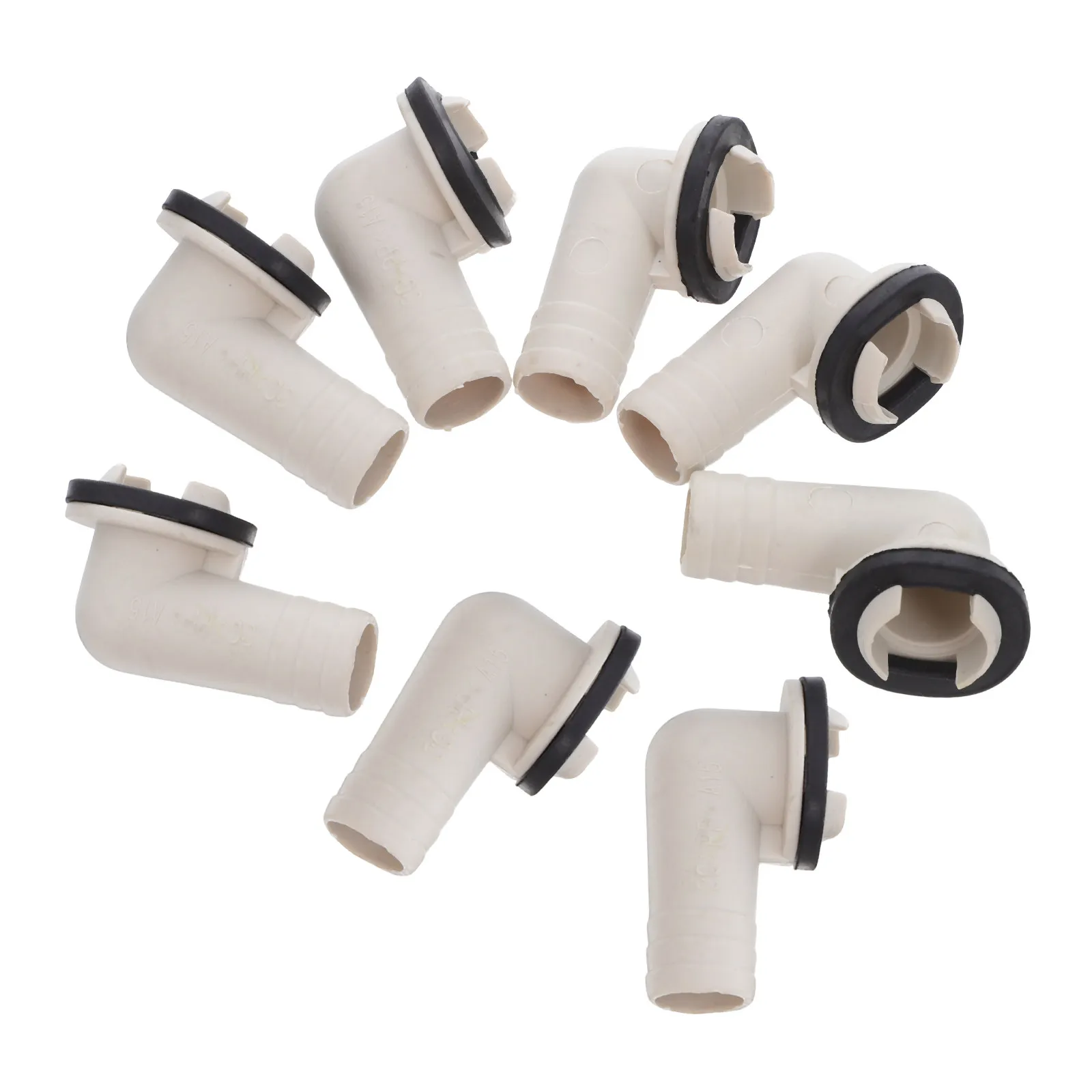 8Pcs Air Conditioner Drain Hose Connector Leakproof Plastic Ac Drain Pipe Adapter Elbow for Outdoor Unit Mini Split Window
8Pcs Air Conditioner Drain Hose Connector Leakproof Plastic Ac Drain Pipe Adapter Elbow for Outdoor Unit Mini Split Window