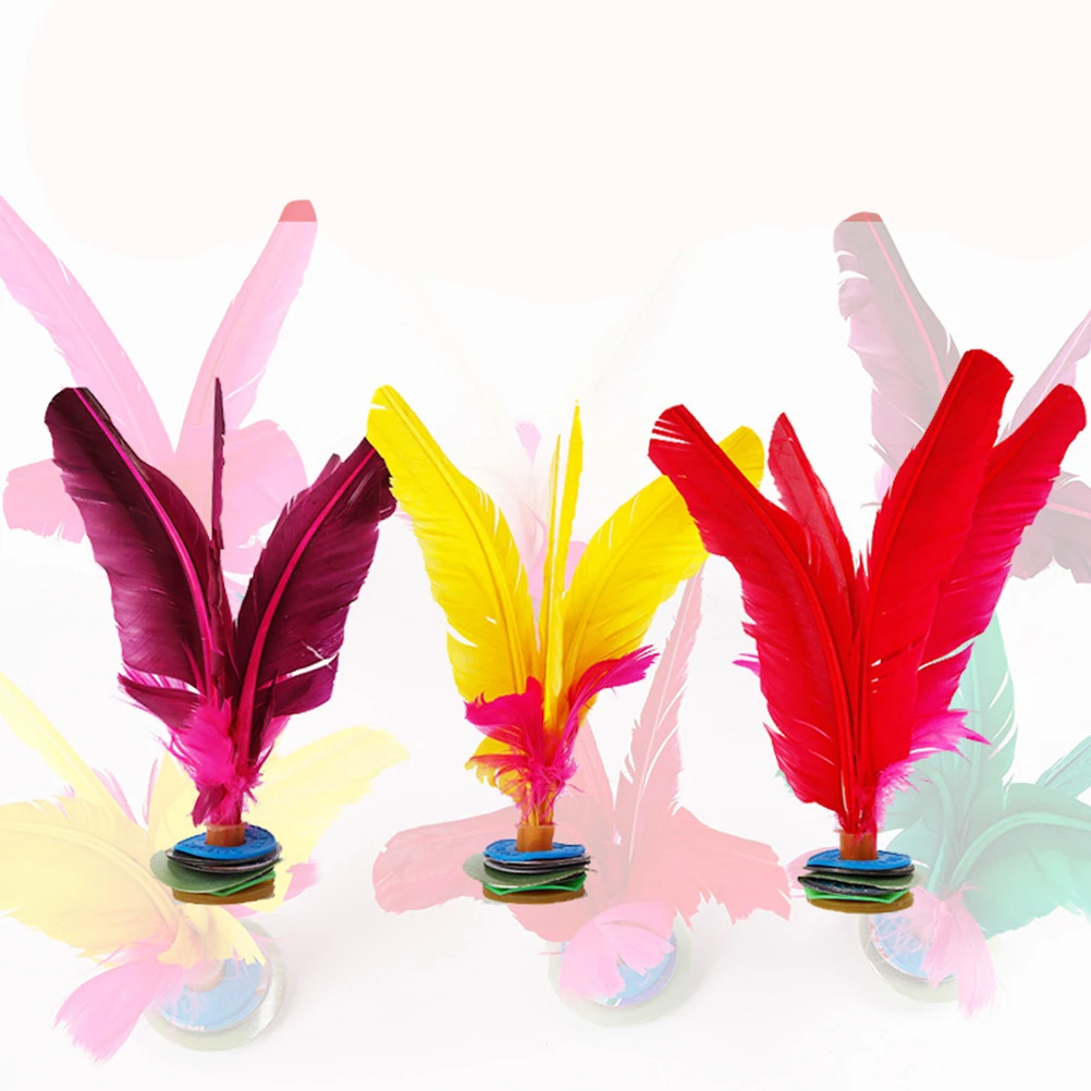 3 Pcs Kick Shuttlecocks Chicken Jianzi Toy Material Ideal Indoor Outdoor Game Exercise Match Fun Students
3 Pcs Kick Shuttlecocks Chicken Jianzi Toy Material Ideal Indoor Outdoor Game Exercise Match Fun Students