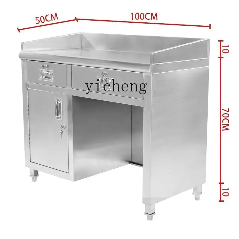 b8Stainless Steel Office Computer Desk Commercial Office Table Extra Thick Writing Desk with
b8Stainless Steel Office Computer Desk Commercial Office Table Extra Thick Writing Desk with