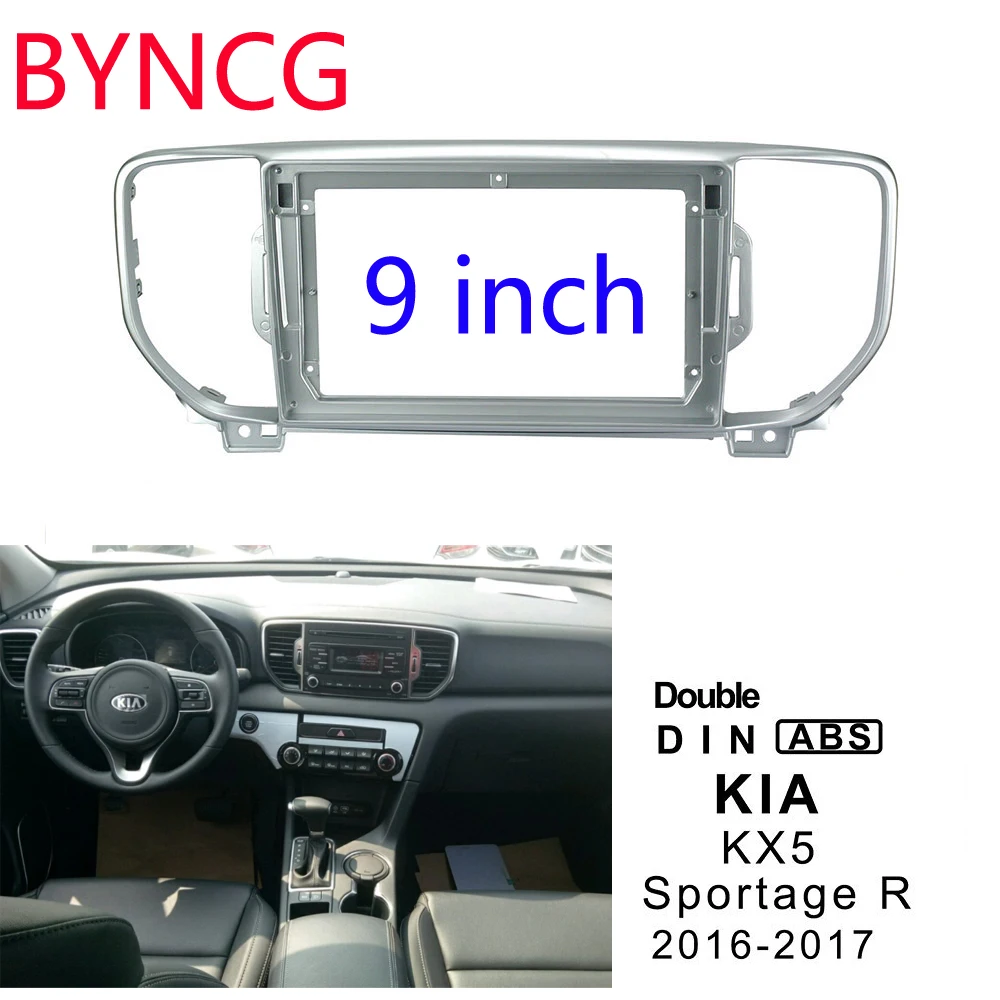 9 Inch Car Fascia For Kia KX5 (SPORTAGE) 2016-2017 Stereo Double Din Car dvd Frame 1/2din Install Panel Dash Mount Installation
9 Inch Car Fascia For Kia KX5 (SPORTAGE) 2016-2017 Stereo Double Din Car dvd Frame 1/2din Install Panel Dash Mount Installation