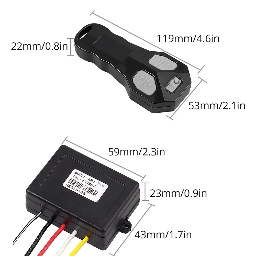 Brand New Remote Control Receiver Electric Digital Kit SUV Two Way Winch Wireless -40-80 (℃) 1 * Receiver 120W
Brand New Remote Control Receiver Electric Digital Kit SUV Two Way Winch Wireless -40-80 (℃) 1 * Receiver 120W