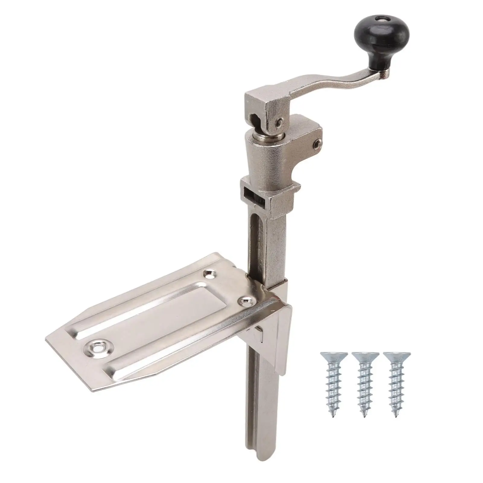 Heavy-Duty Kitchen Can Opener with Screw-in Base - Iron Desktop Mounted Tool for restaurants
Heavy-Duty Kitchen Can Opener with Screw-in Base - Iron Desktop Mounted Tool for restaurants