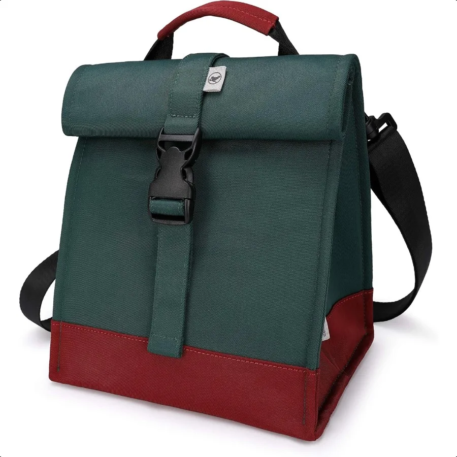 Insulated Lunch Bag Rolltop Lunch Box Tote Lunchbox Bag for Women Men Adults and Teens Green
Insulated Lunch Bag Rolltop Lunch Box Tote Lunchbox Bag for Women Men Adults and Teens Green