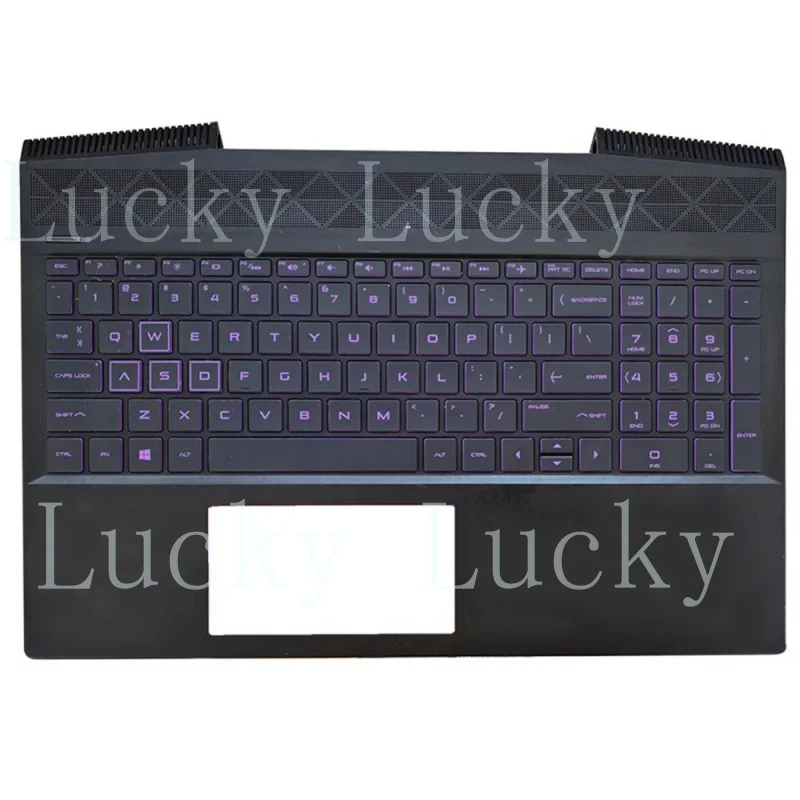 f English US Keyboard&PalmRest For HP 15-CX L20672-001 with purple backlit Black
f English US Keyboard&PalmRest For HP 15-CX L20672-001 with purple backlit Black
