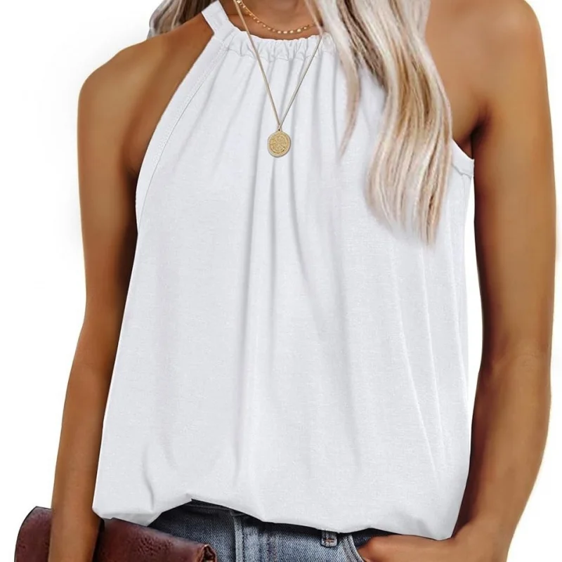 New2025Hot-Selling Summer New Women's Sleeveless Round Neck Drawstring Solid Color Pullover Vest
New2025Hot-Selling Summer New Women's Sleeveless Round Neck Drawstring Solid Color Pullover Vest
