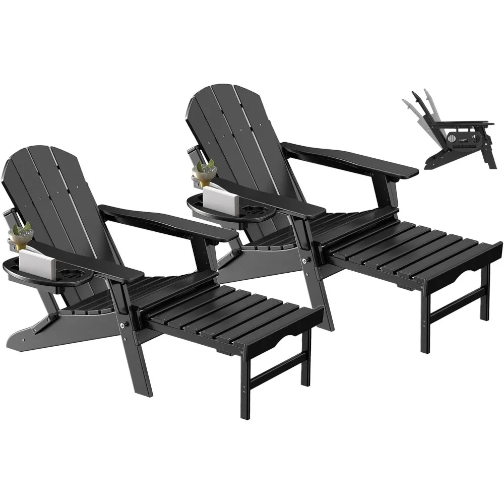 Adjustable Adirondack Chairs with Retractable Ottoman Set of 2,Folding Adirondack Chair with Cup Holder,for outdoor
Adjustable Adirondack Chairs with Retractable Ottoman Set of 2,Folding Adirondack Chair with Cup Holder,for outdoor