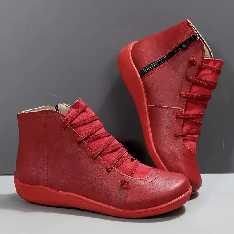 Women Boots Winter Flat Short Vintage Comfortable Snow Boots Women Comfortable Anti-slip Walking Shoes for Women Botas De Mujer
Women Boots Winter Flat Short Vintage Comfortable Snow Boots Women Comfortable Anti-slip Walking Shoes for Women Botas De Mujer
