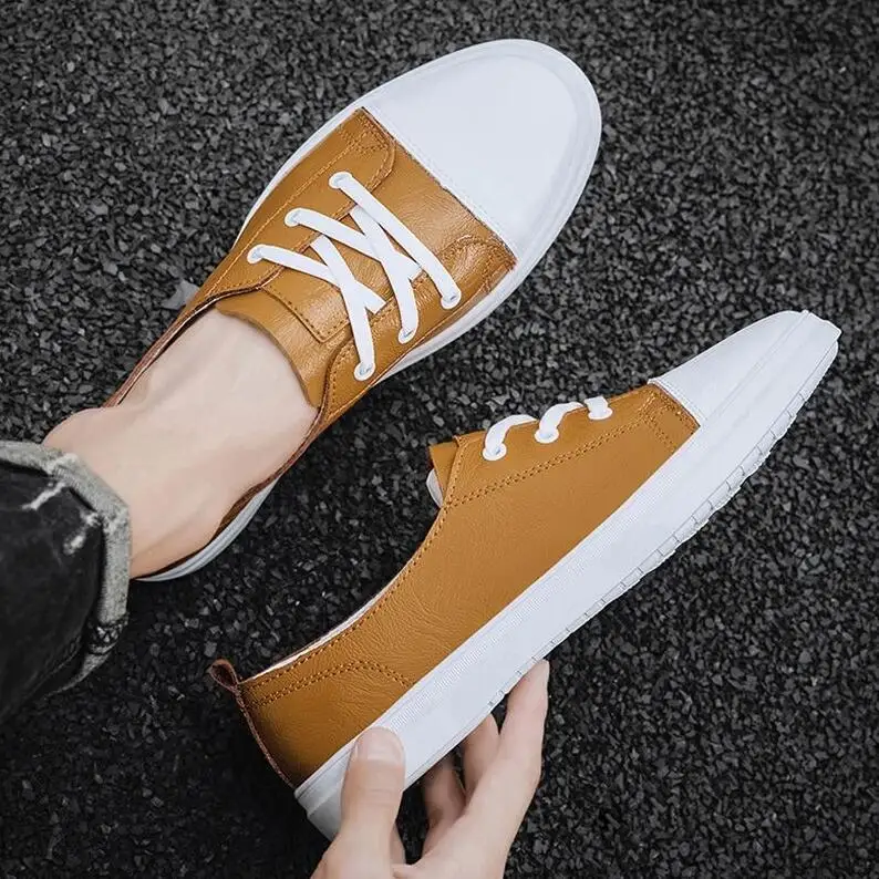 High Quality Men's Leather Shoes Comfortable Soft Summer Outdoor Leisure Shoes Hot Selling Simple White Walk Business Sneakers
High Quality Men's Leather Shoes Comfortable Soft Summer Outdoor Leisure Shoes Hot Selling Simple White Walk Business Sneakers