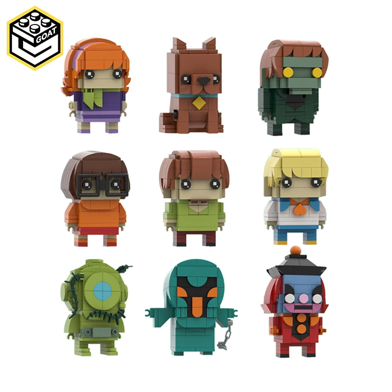 MOC Adventure аниме фигурки Chazy Dog Brickheadz строительные блоки фигурка тайна машина фургон модель кирпичи игрушки Рождественский подарок
MOC Adventure аниме фигурки Chazy Dog Brickheadz строительные блоки фигурка тайна машина фургон модель кирпичи игрушки Рождественский подарок