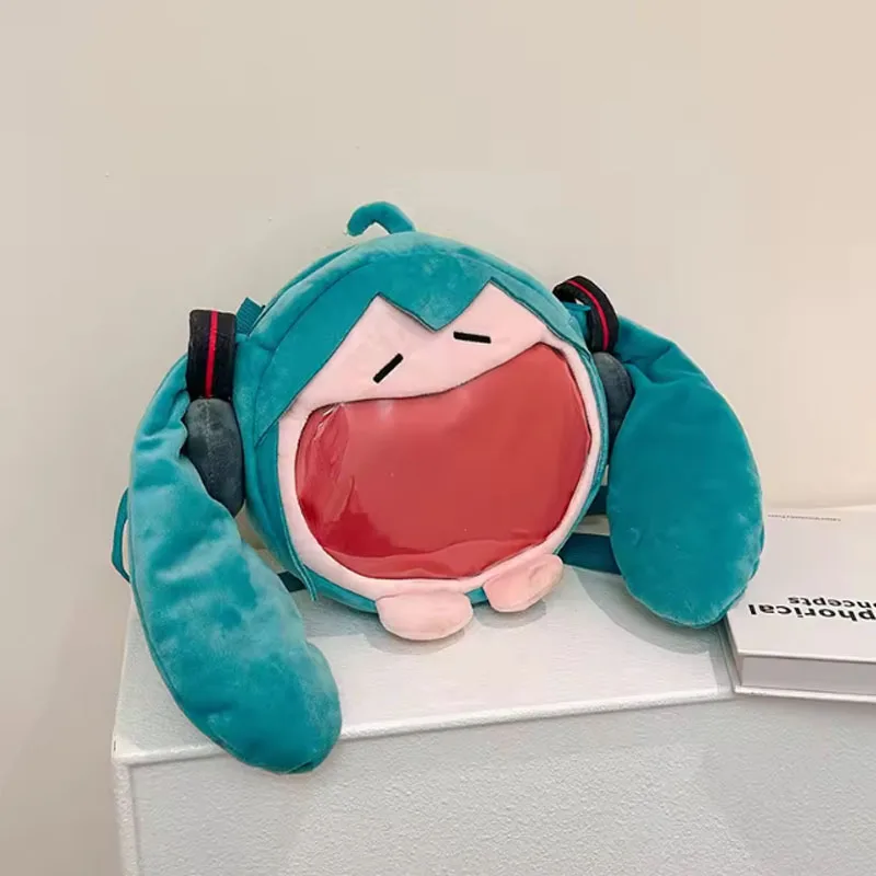 Сумка-рюкзак Hatsune Miku: милый аниме-рюкзак с плюшевым мультяшным дизайном, кавайный ранец для студентов, подарок, игрушка
Сумка-рюкзак Hatsune Miku: милый аниме-рюкзак с плюшевым мультяшным дизайном, кавайный ранец для студентов, подарок, игрушка