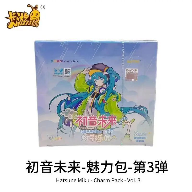 KAYOU Original Hatsune Miku Card Charm Pack Shining Superstar Party Show Cards CR OR UTR Rare Collection Card Toy
KAYOU Original Hatsune Miku Card Charm Pack Shining Superstar Party Show Cards CR OR UTR Rare Collection Card Toy