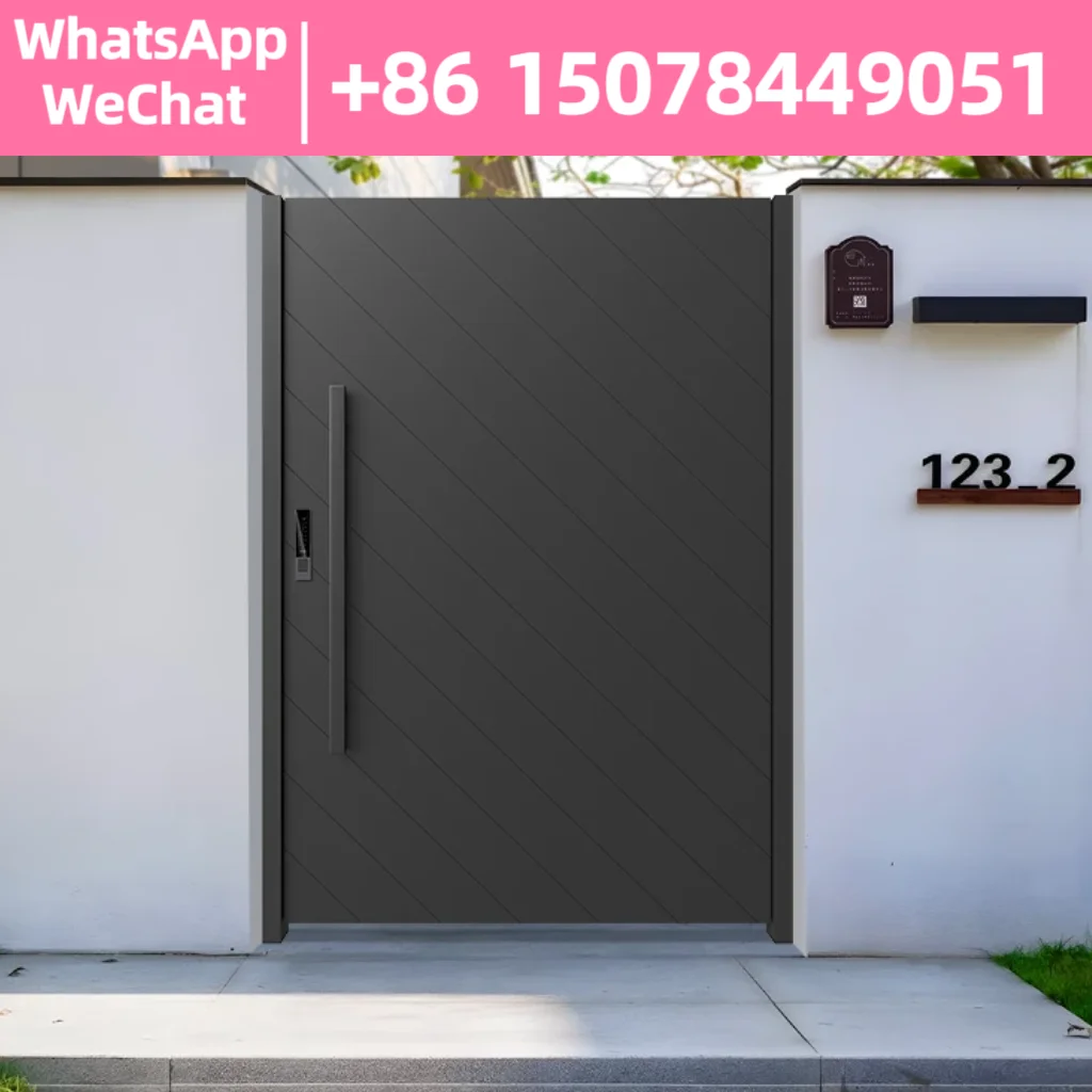 Aluminum alloy outdoor house courtyard door electric aluminum art garden entrance door fence chinoiserie popular small yard door
Aluminum alloy outdoor house courtyard door electric aluminum art garden entrance door fence chinoiserie popular small yard door