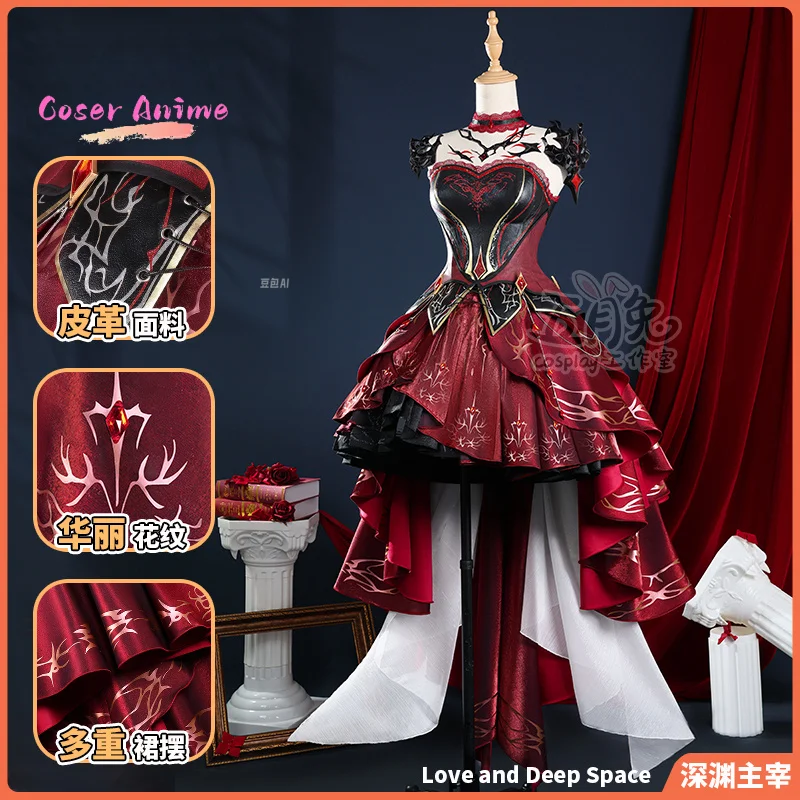 Game Love And Deepspace Heroines Cosplay Costume Abyss Dominator Uniform Halloween Party Women Carnival Outfit
Game Love And Deepspace Heroines Cosplay Costume Abyss Dominator Uniform Halloween Party Women Carnival Outfit