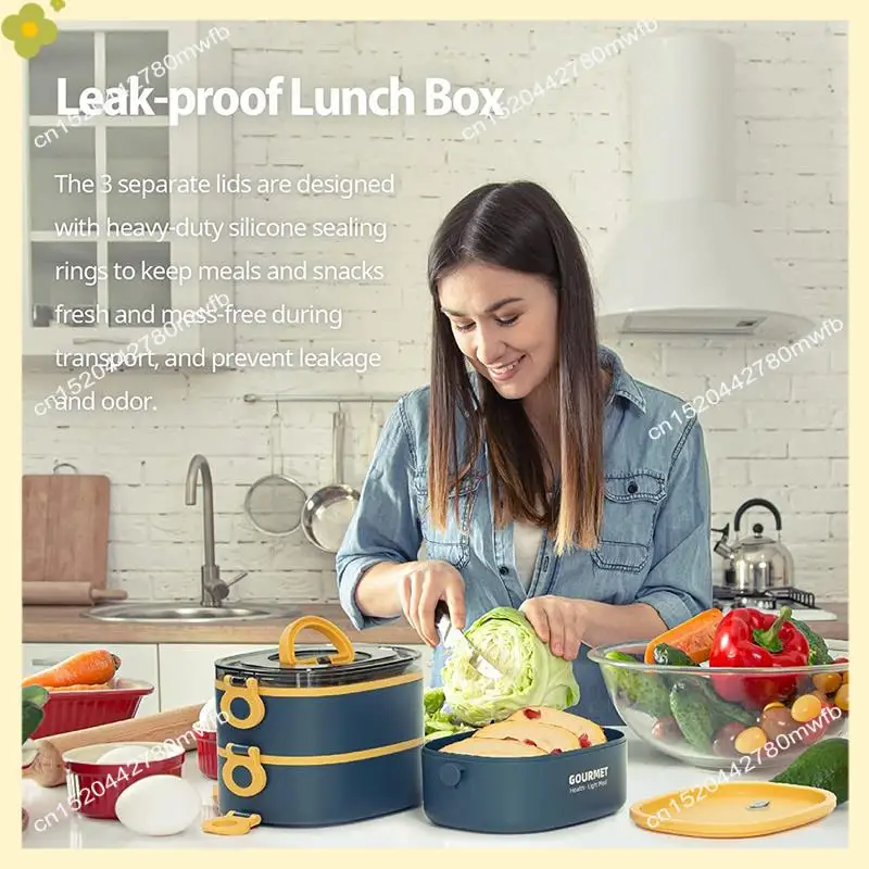 LDHL Bento Box Ланч-бокс для взрослых, герметичный, штабелируемый ланч-бокс Bento Box, портативный контейнер для хранения еды
LDHL Bento Box Ланч-бокс для взрослых, герметичный, штабелируемый ланч-бокс Bento Box, портативный контейнер для хранения еды
