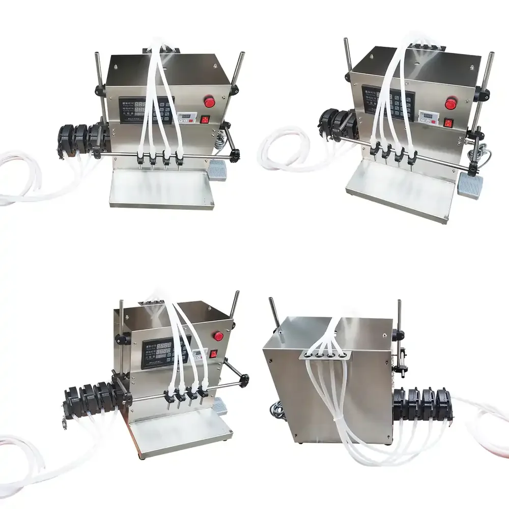 Semi-Automatic Multi-Head Peristaltic Pump Essential Oil Serum Syrup Liquid With Suspended Matter Filling Machine
Semi-Automatic Multi-Head Peristaltic Pump Essential Oil Serum Syrup Liquid With Suspended Matter Filling Machine