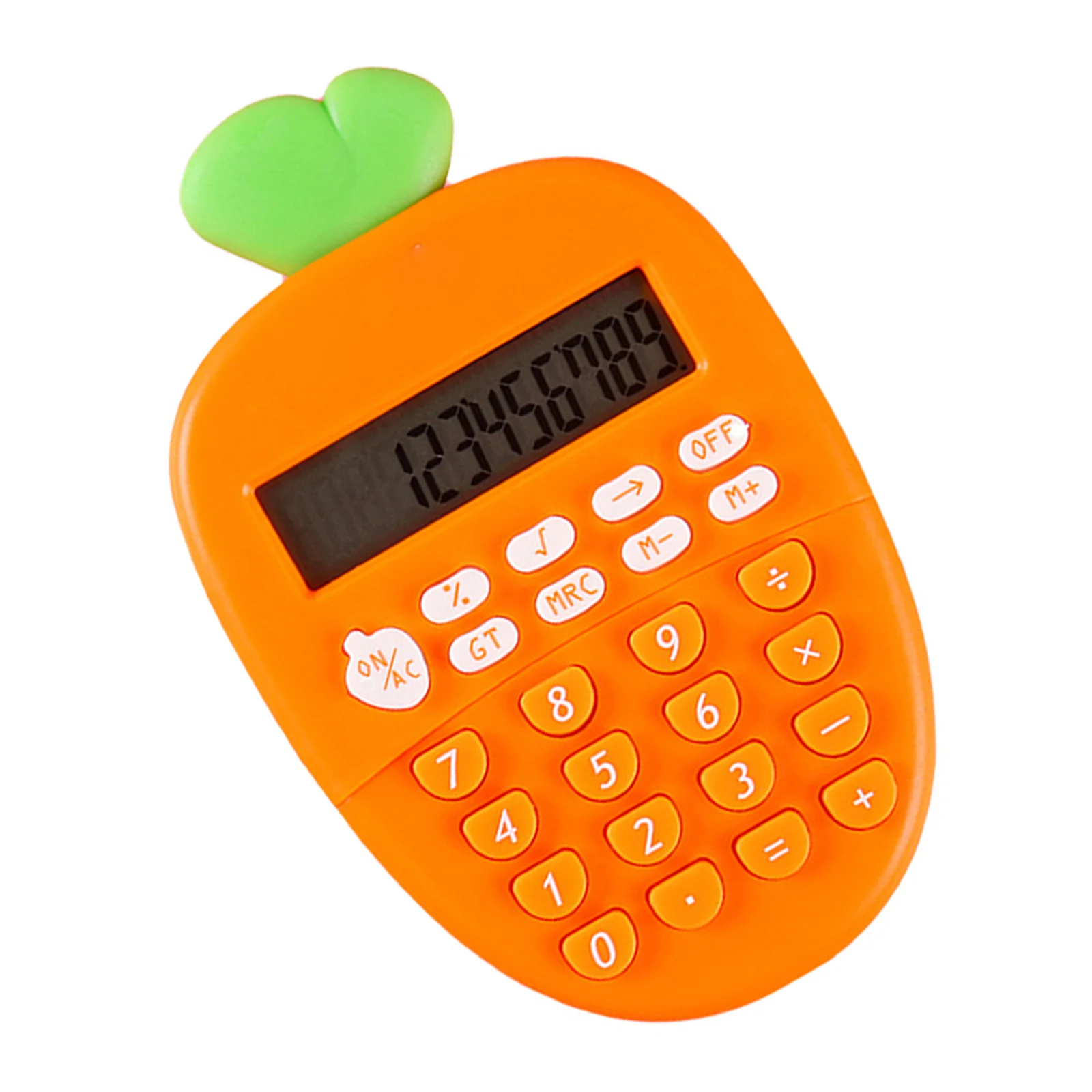 Portable Carrot Shape 12-Digit Electronic Calculator Small Size Lightweight for Home Office School Calculator
Portable Carrot Shape 12-Digit Electronic Calculator Small Size Lightweight for Home Office School Calculator