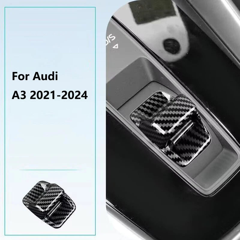 Black Carbon Fiber ABS Gear Shift Knob Cover Interior Trim For Audi A3 2021-2024 Car Accessories Auto
Black Carbon Fiber ABS Gear Shift Knob Cover Interior Trim For Audi A3 2021-2024 Car Accessories Auto