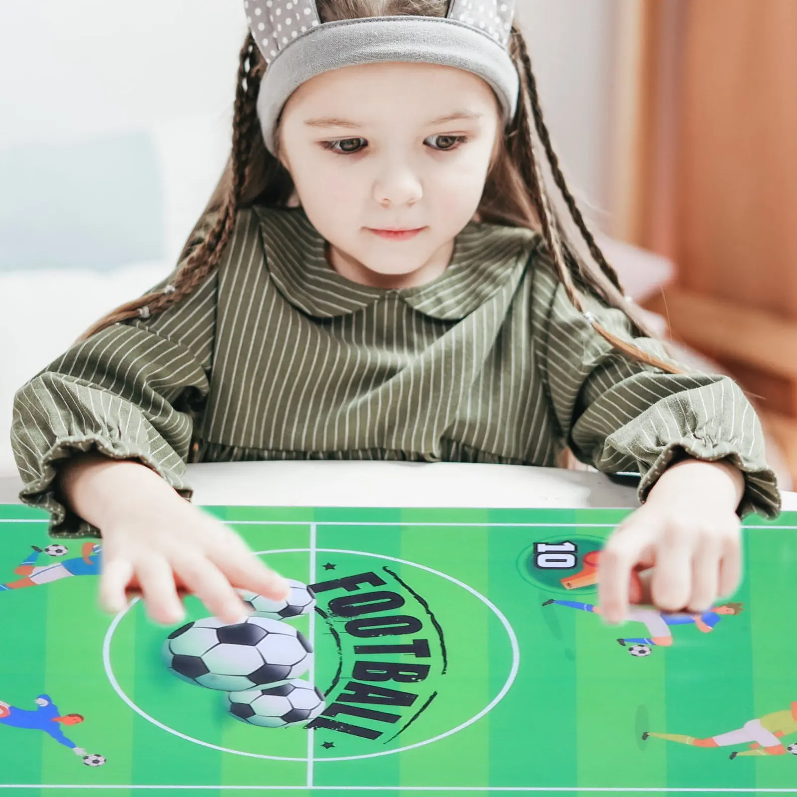 Tabletop Soccer Game for Kids and Adults Family Interactive Indoor Football Table Game Enhances Hand Eye Coordination Strategic
Tabletop Soccer Game for Kids and Adults Family Interactive Indoor Football Table Game Enhances Hand Eye Coordination Strategic