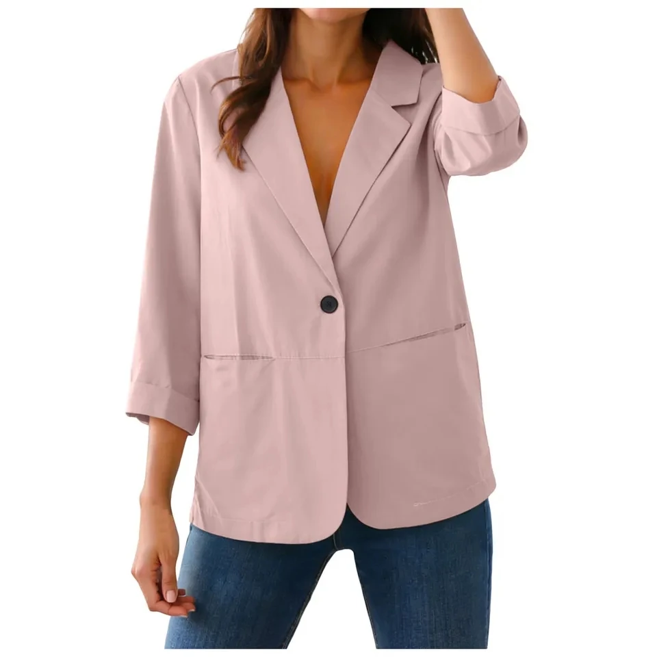 Spring Women's Cotton And Linen Suit Jackets Dressy Business Casual Female Office Lady OL Elegant Lapel s Coat
Spring Women's Cotton And Linen Suit Jackets Dressy Business Casual Female Office Lady OL Elegant Lapel s Coat