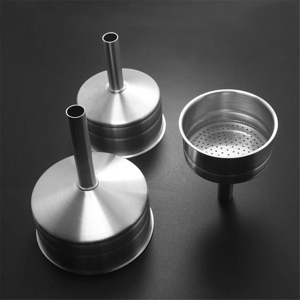 450ml Stainless Steel Moka Express Replacement Funnel Kit Funnel Filter Plate Espresso Coffee Gasket Seals Coffee Maker Accessor
450ml Stainless Steel Moka Express Replacement Funnel Kit Funnel Filter Plate Espresso Coffee Gasket Seals Coffee Maker Accessor