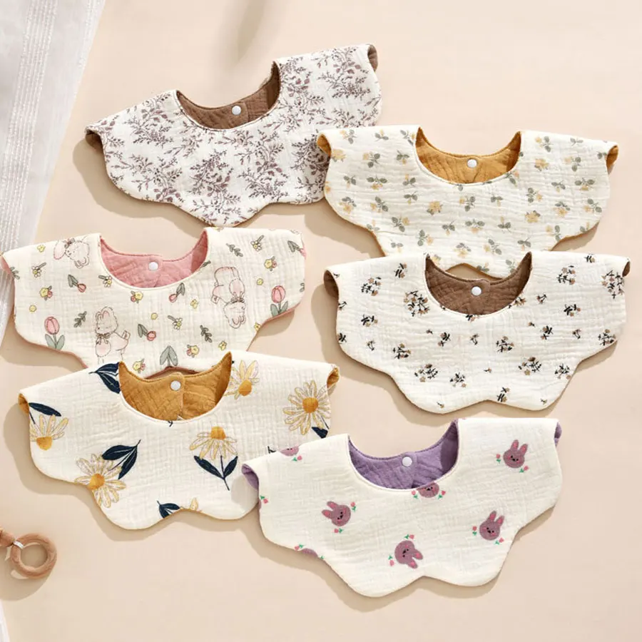 Four Seasons Cotton Gauze Four Season Petal Double-sided Baby Drool Towel Cute Print Flower 360 Degree Small Bibs Drool Towel
Four Seasons Cotton Gauze Four Season Petal Double-sided Baby Drool Towel Cute Print Flower 360 Degree Small Bibs Drool Towel