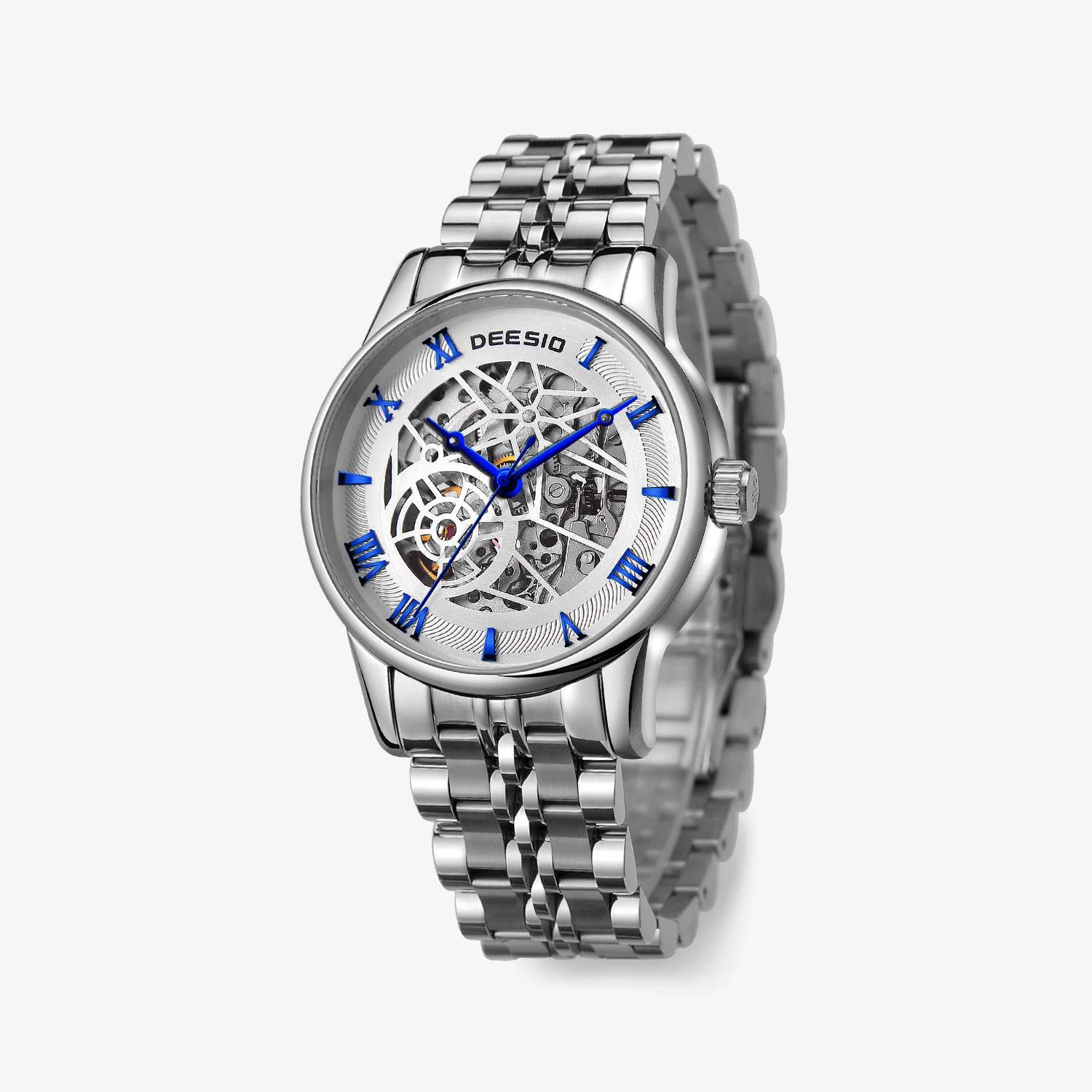 Deesio Men's Automatic Skeleton Watch 30m Water Resistant Steampunk Vintage Design Mechanical Watch for Business Casual Fashion
Deesio Men's Automatic Skeleton Watch 30m Water Resistant Steampunk Vintage Design Mechanical Watch for Business Casual Fashion