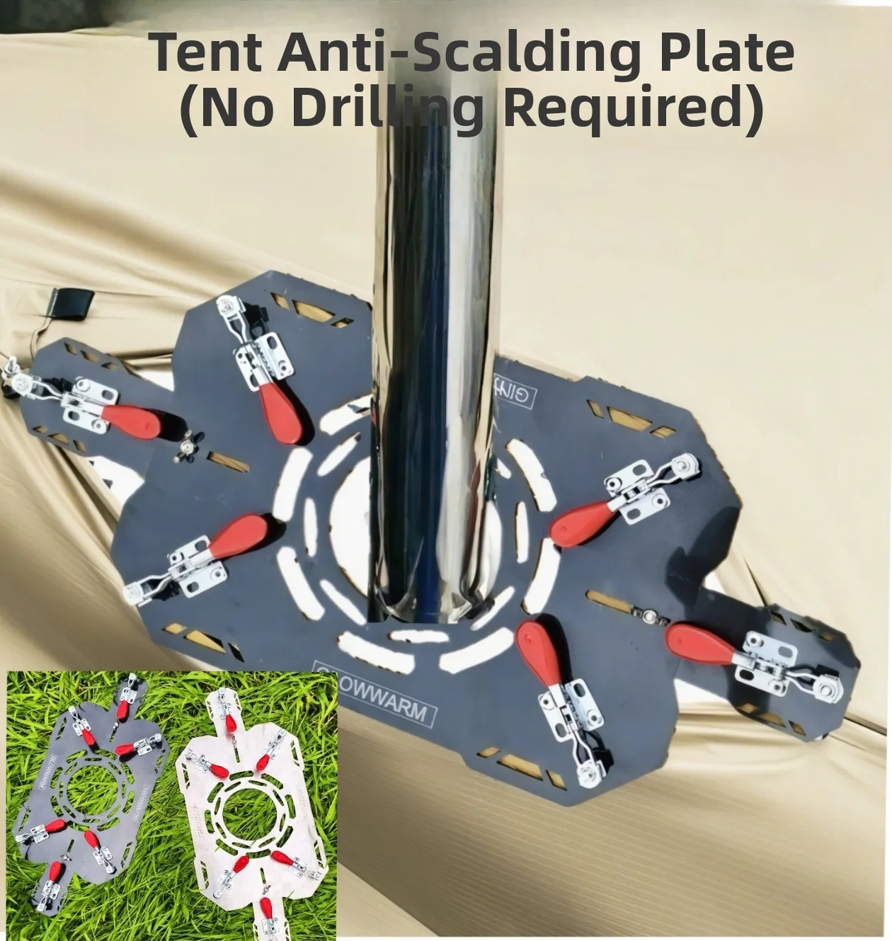 Stainl Steel Cam Stove Chimney Heat Insulation Ring Outdoor Cam Fire Pit Tube Accory No Drilling Required
Stainl Steel Cam Stove Chimney Heat Insulation Ring Outdoor Cam Fire Pit Tube Accory No Drilling Required